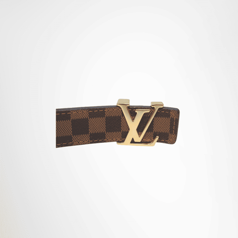 Louis Vuitton Damier Ebene LV Initiales Belt – 80 cm