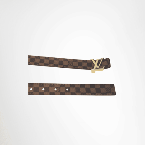Louis Vuitton Damier Ebene LV Initiales Belt – 80 cm