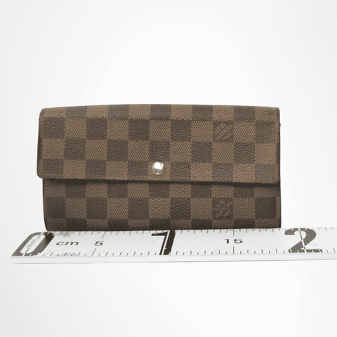 Louis Vuitton Damier Ebene Sarah Wallet