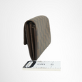 Louis Vuitton Preowned Luxury Damier Ebene Sarah Wallet Side View - Antonio & Co.