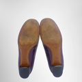 Louis Vuitton Preowned Damier Leather Pumps Shoes Bottom View - Antonio & Co.