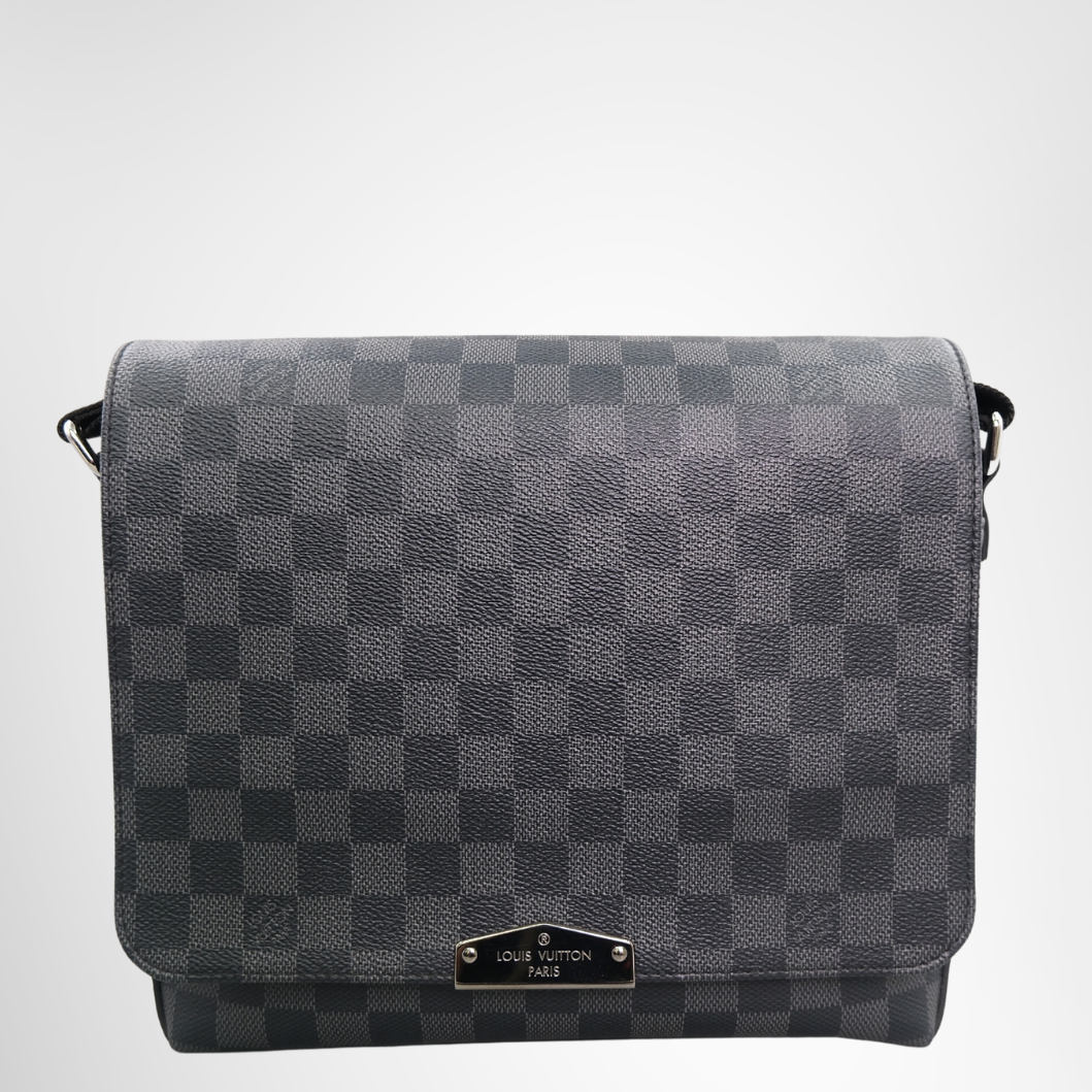 Louis Vuitton District PM NV2 Damier Graphite Messenger Bag