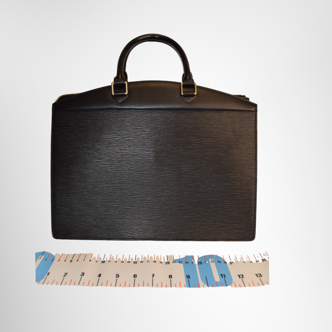 Louis Vuitton Preowned Luxury Epi Riviera Black Back View