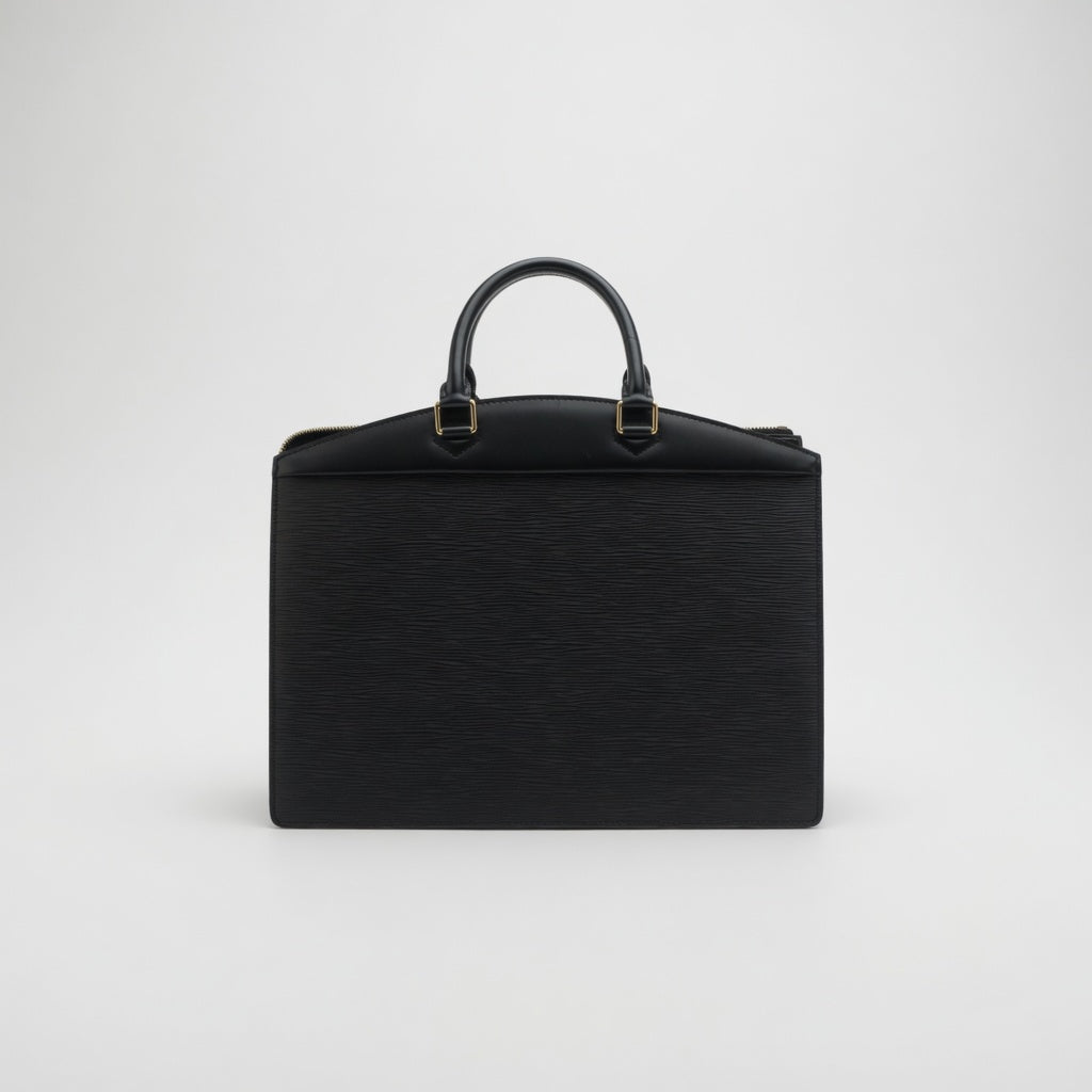 Louis Vuitton Preowned Luxury Epi Riviera Black Front Page