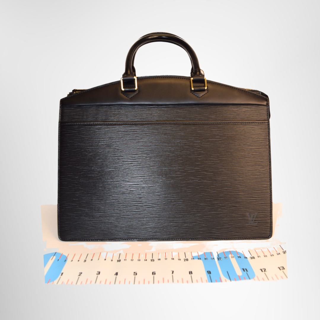 Louis Vuitton Preowned Luxury Epi Riviera Black Front View