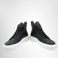 Louis Vuitton Preowned Luxury High Cut Sneaker Front And Side View
