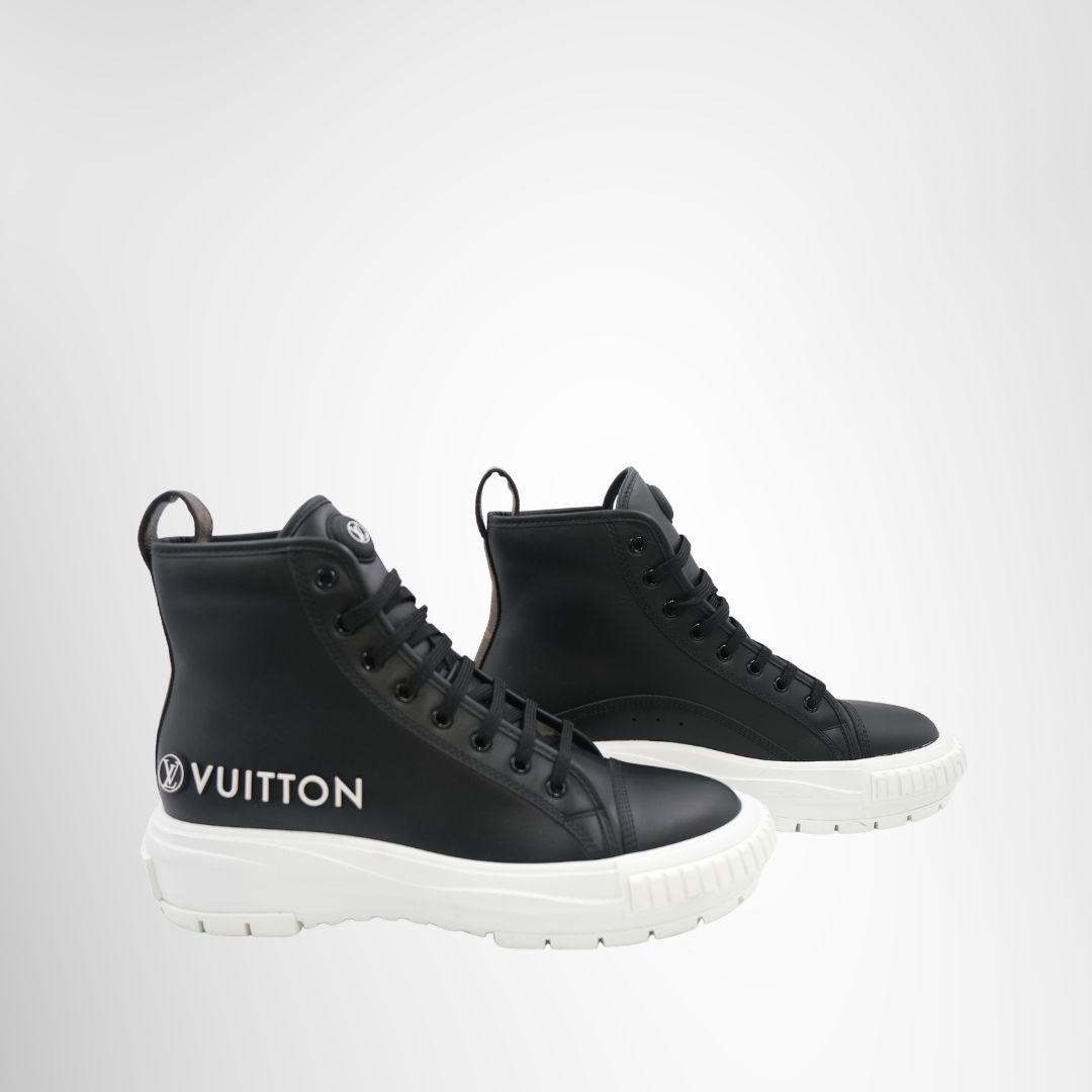 Louis Vuitton Preowned Luxury High Cut Sneaker Side View