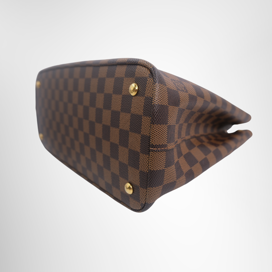 Louis Vuitton Preowned Luxury Kensington Damier DU1188 Bag Bottom Side View - Antonio & Co.