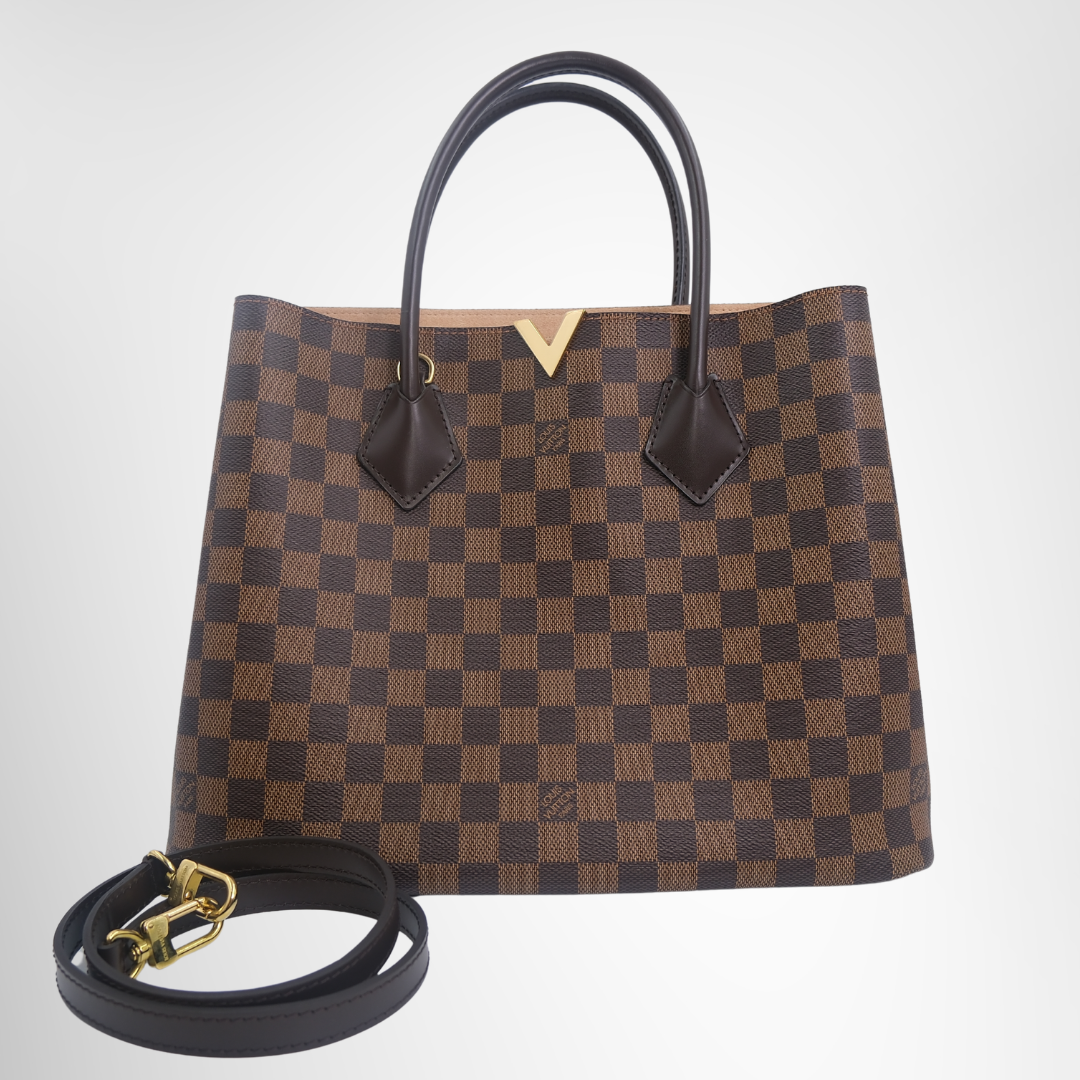 Louis Vuitton Preowned Luxury Kensington Damier DU1188 Bag Front View with Strap - Antonio & Co.