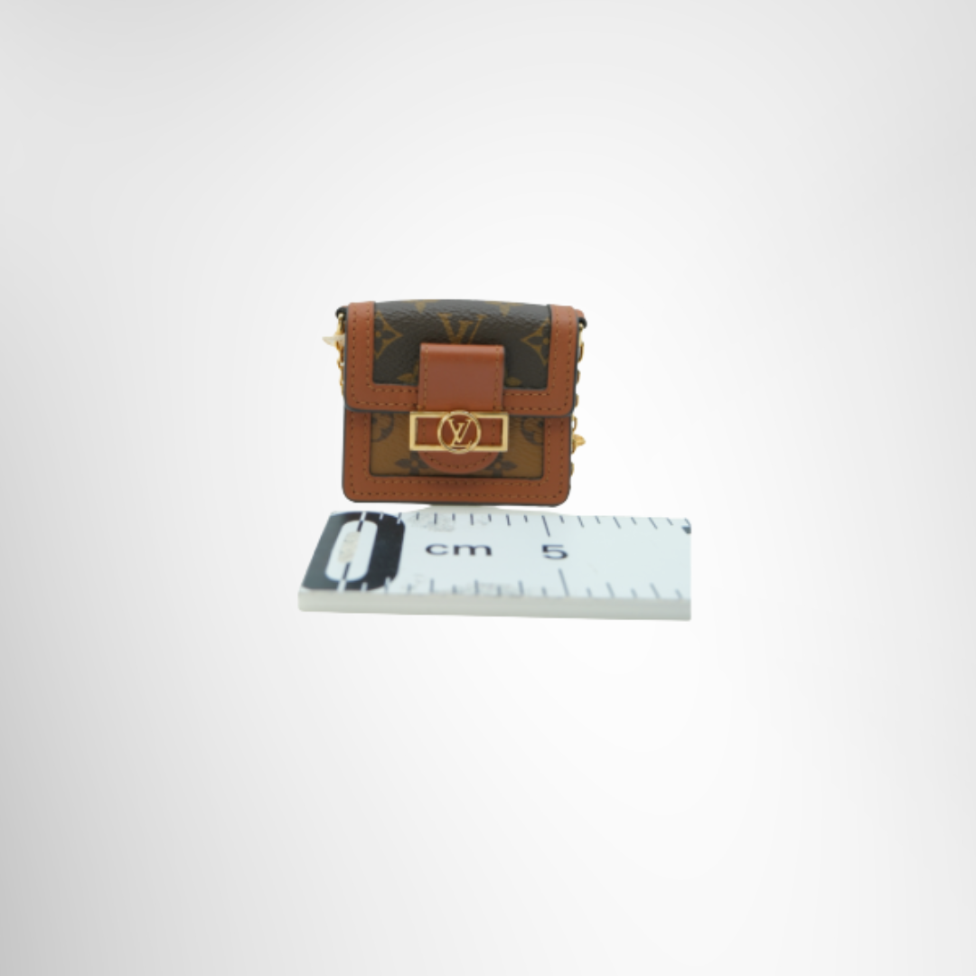 Louis Vuitton Preowned Luxury Micro Dauphine Bag Front View - Antonio & Co.
