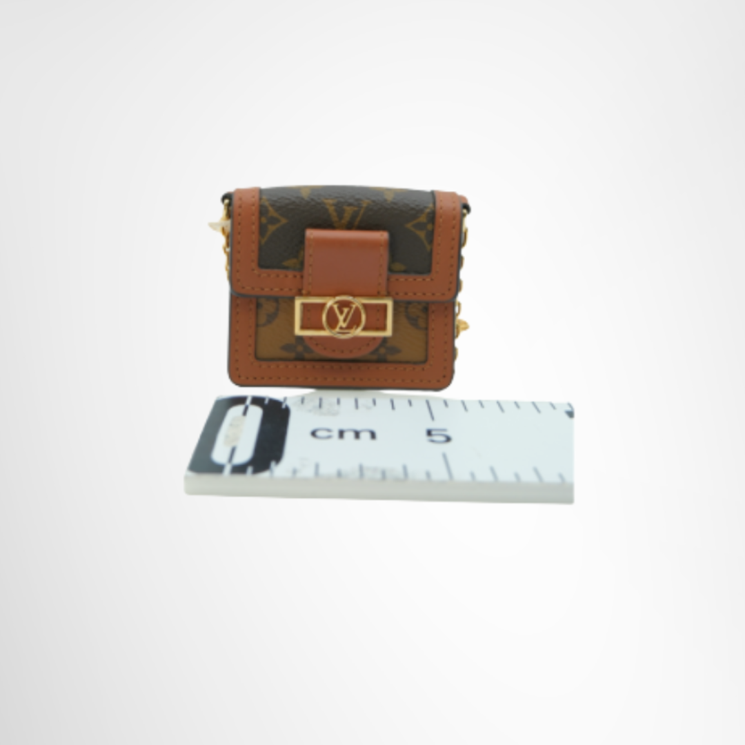Louis Vuitton Preowned Luxury Micro Dauphine Bag Front View - Antonio & Co.