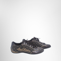 Louis Vuitton Preowned Luxury Monogram Mini Sneakers Side View