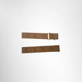 Louis Vuitton Preowned Luxury Monogram Reversible Belt Front And Back View With Strap And Buckle