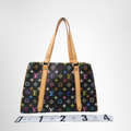 Louis Vuitton Preowned Luxury Multicolor Aurelia MM Tote Bag Back View - Antonio & Co.