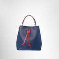 Louis Vuitton Preowned Luxury NéoNoé MM Bucket Bag – Blue Epi Leather Front Page