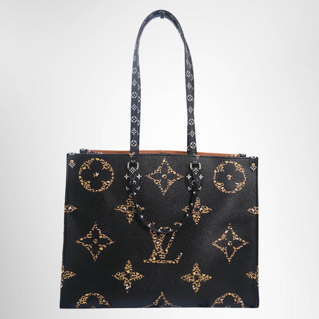 Louis Vuitton Preowned Luxury On the Go GM M44674 Mono Jungle Limited Edition IC chip detected / FL3129 Bag Front Page - Antonio & Co.