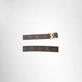 Louis Vuitton Preowned Luxury Reversible Belt Strap Front View 