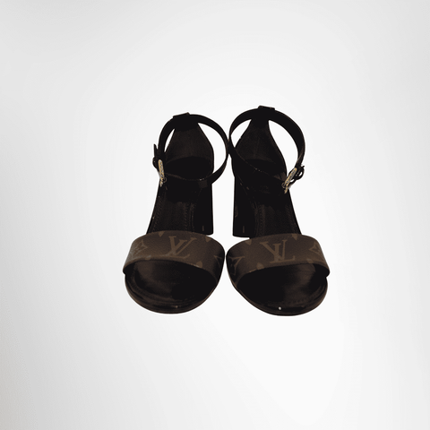 Louis Vuitton Preowned Luxury Sandals Silhouette Sandals Front View 2