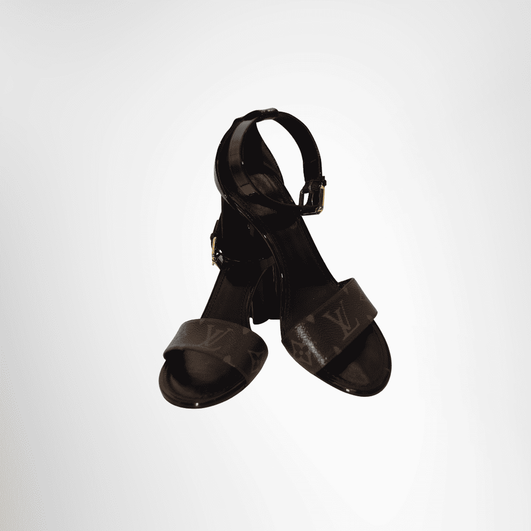 Louis Vuitton Preowned Luxury Sandals Silhouette Sandals Front View 4
