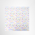 Louis Vuitton Preowned Luxury Scarf Takashi Murakami Monogram Multicolor Silk Scarf Front View