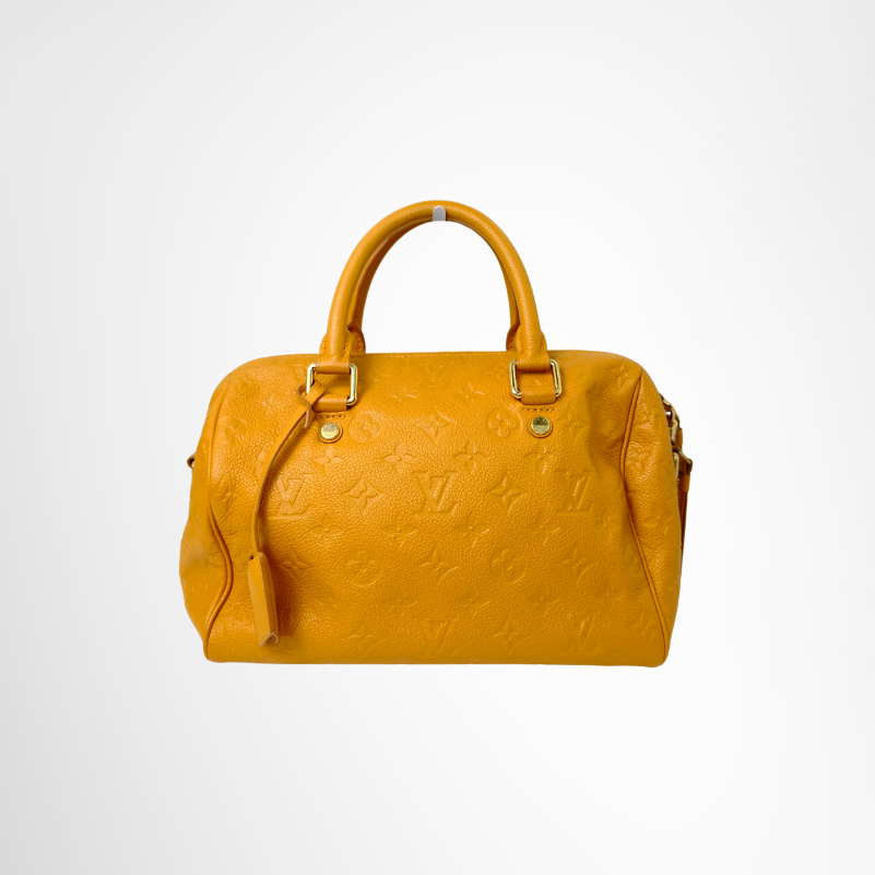 Louis Vuitton Preowned Luxury Serrano Empreinte Leather Monogram Front Page