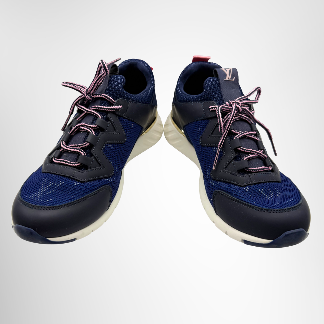 Louis Vuitton Preowned Luxury Shoes Aftergame Line Sneaker Front View 2