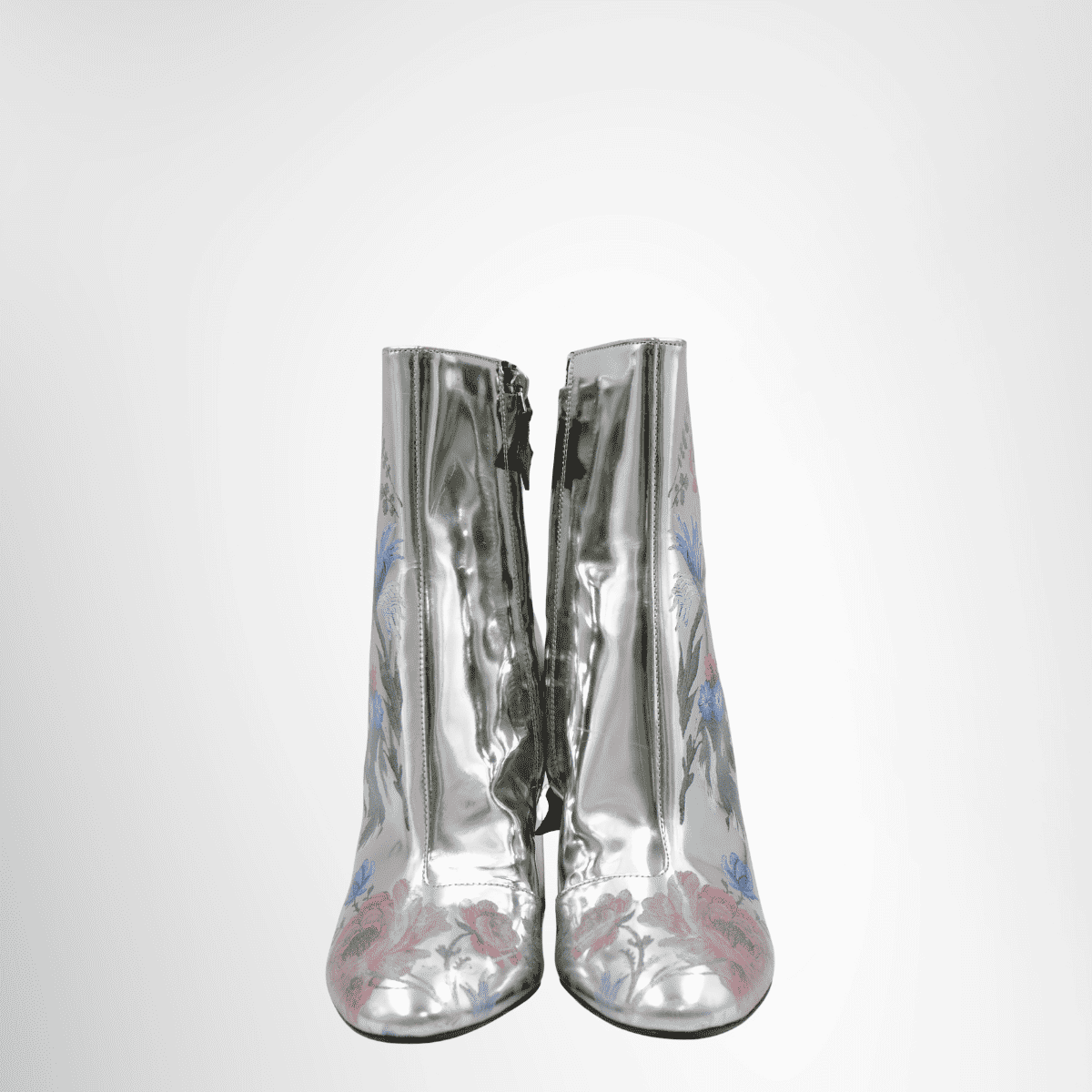 Louis Vuitton Preowned Luxury Silver Boots - Antonio & Co. Front Page