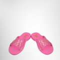 Louis Vuitton Preowned Luxury Slide Pink Monogram Slide Front View 2