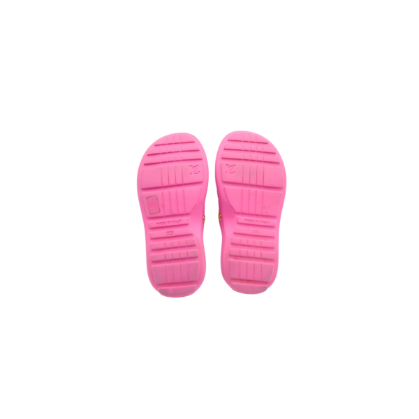 Louis Vuitton Preowned Luxury Slide Sandals Shoes Bottom View - Antonio & Co.