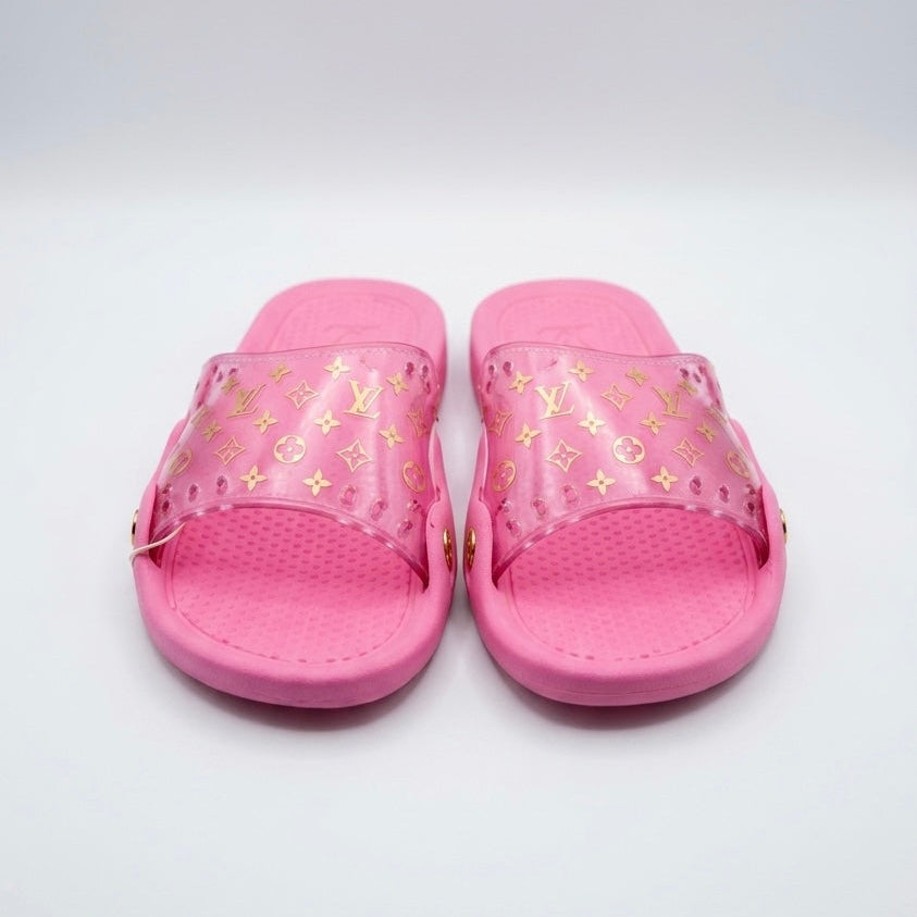 Louis Vuitton Preowned Luxury Slide Sandals Shoes Front Page - Antonio & Co.