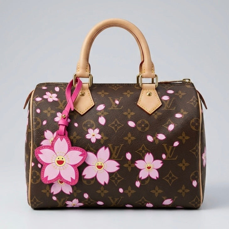 Louis Vuitton Preowned Luxury Speedy Bandoulière 25 Close Up Front View