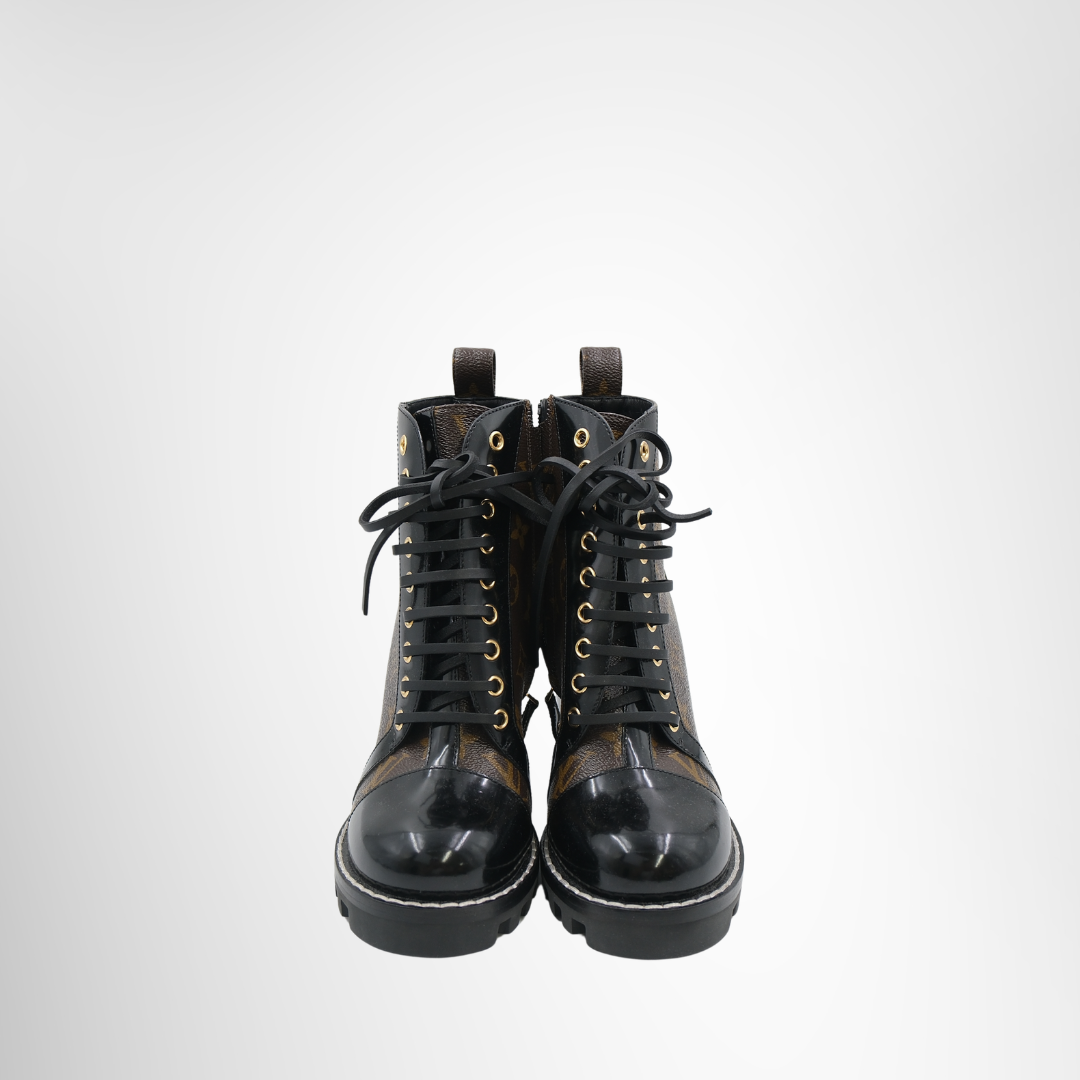 Louis Vuitton Preowned Luxury Star Trail Ankle Boots Front Page