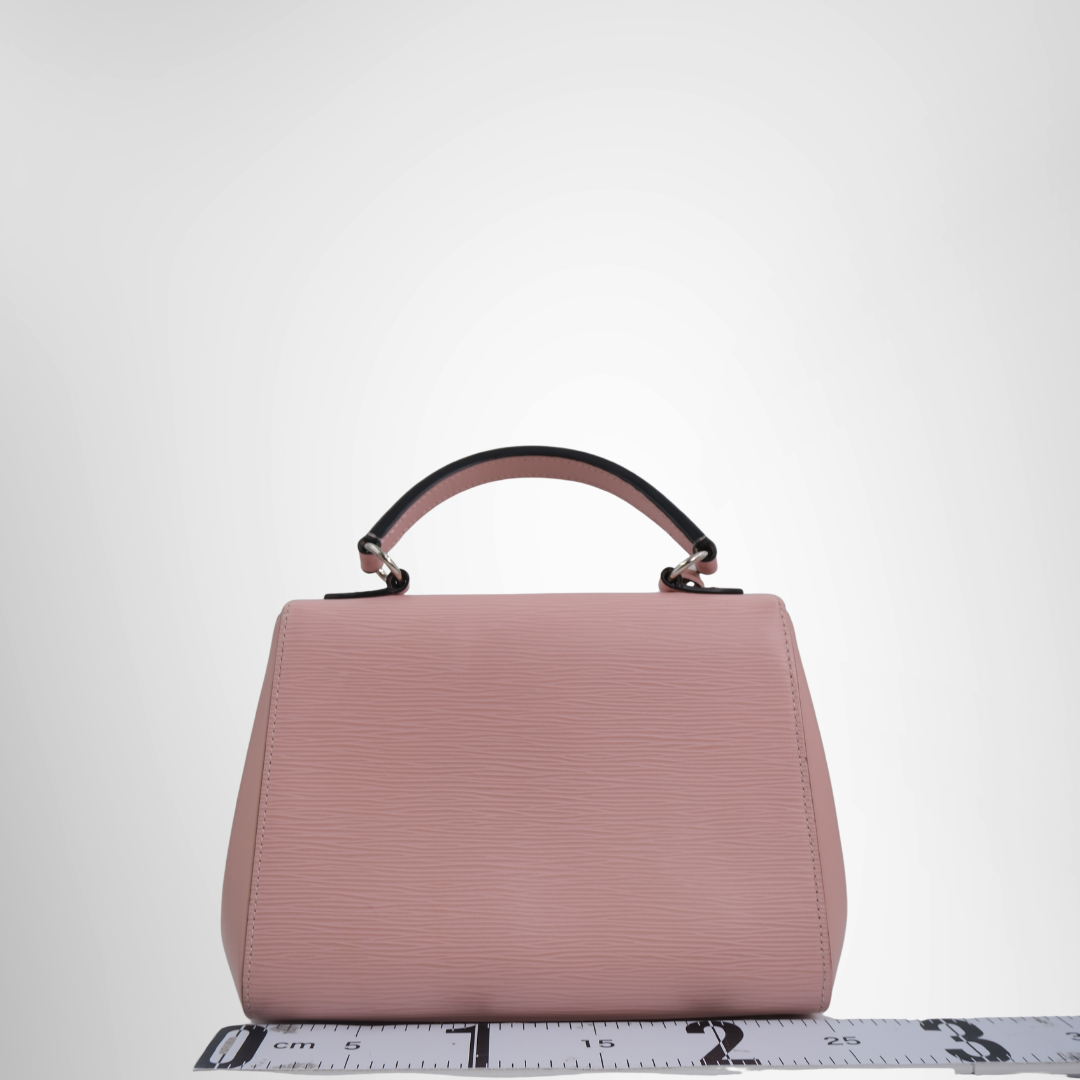 Louis Vuitton Preowned Luxury Top Handle Pink Epi Back View