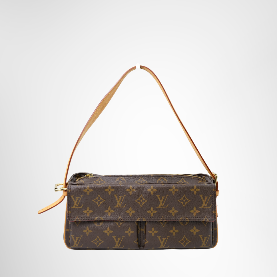 Louis Vuitton Preowned Luxury Viva Cite MM Monogram Shoulder Bag Front Page - Antonio & Co.