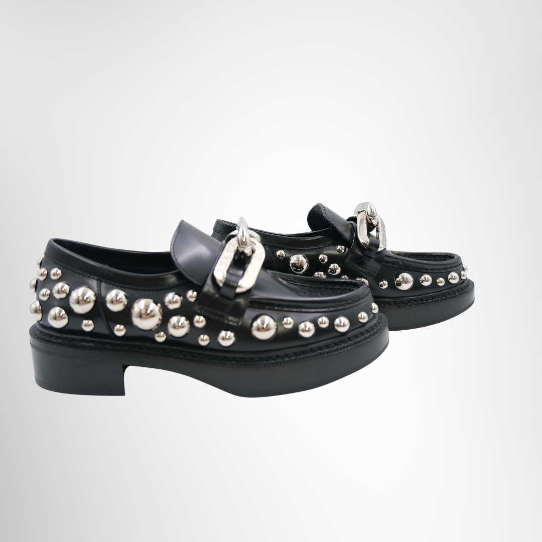 Louis Vuitton Preowned Luxury Yayoi Kusama Loafer Side View