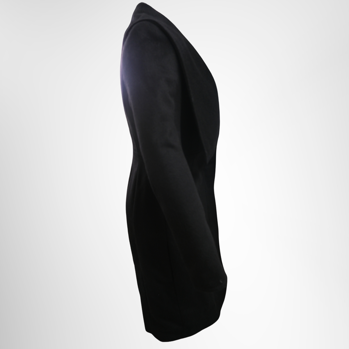 Max Mara Cape Long Coat – Pre-Owned Luxury Brand Apparel – Antonio & Co Side VIew 