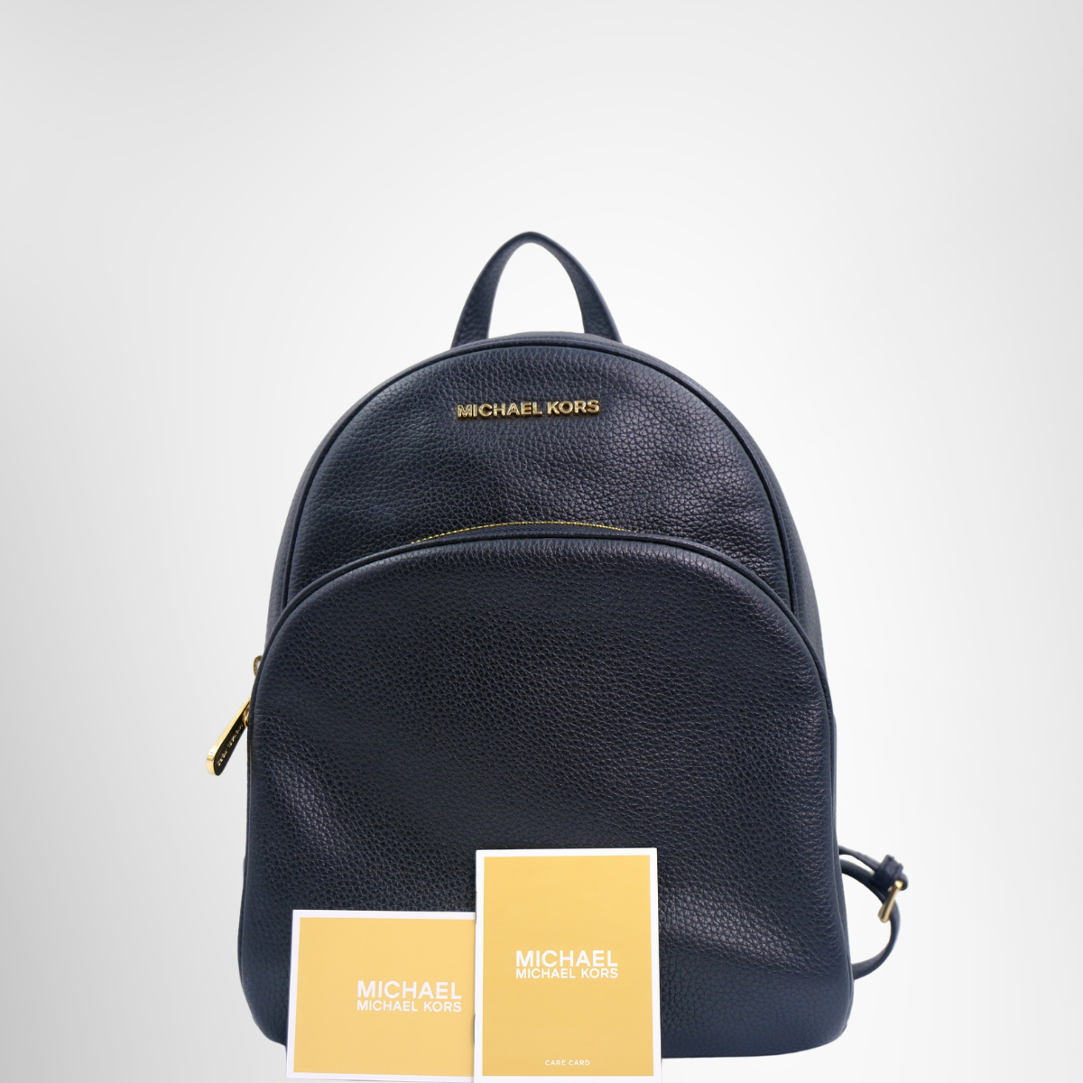 Michael Kors Preowned Luxury Black Backpack Bag - Antonio & Co. Front View1