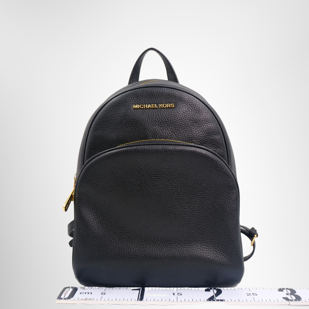 Michael Kors Preowned Luxury Black Backpack Bag - Antonio & Co. Front View2
