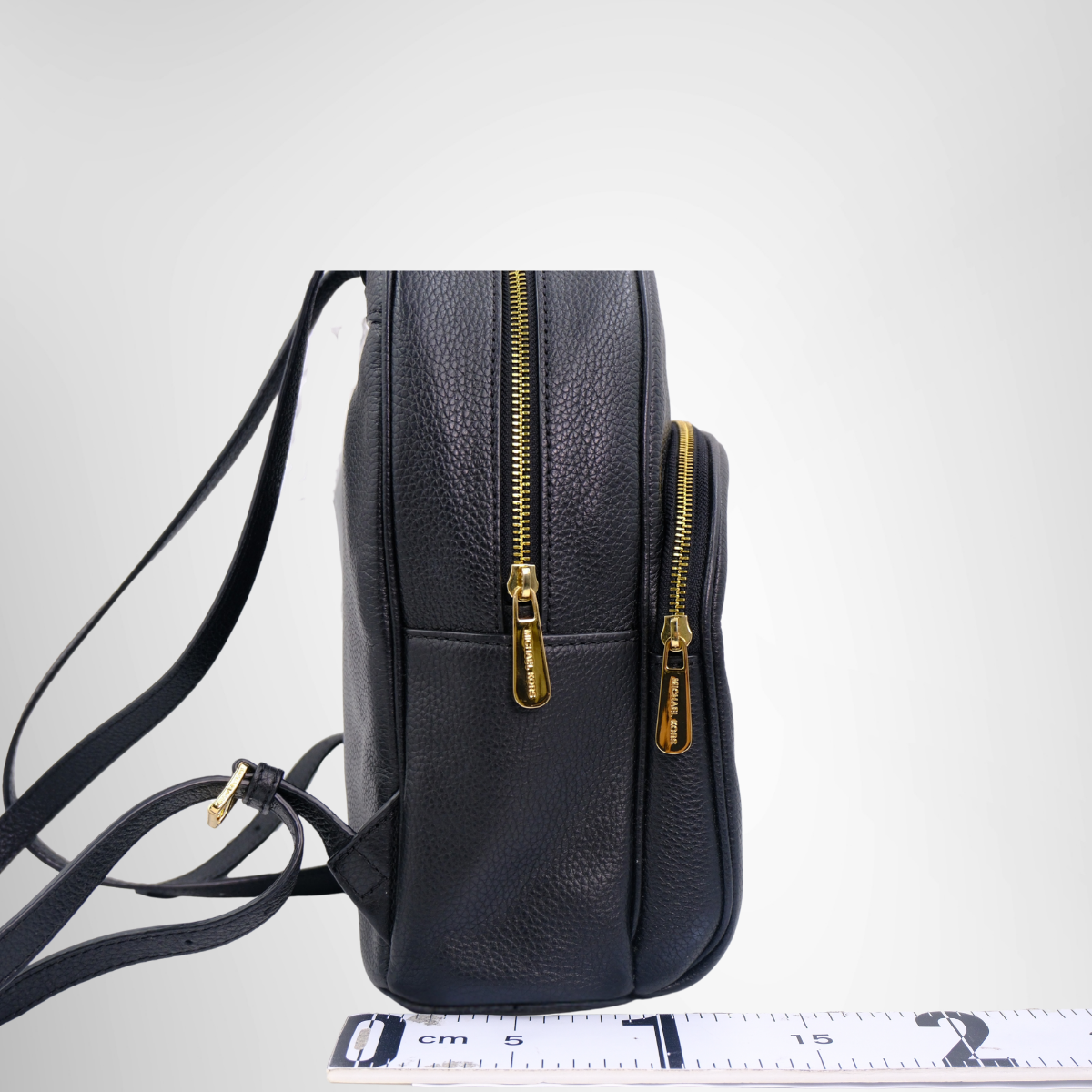 Michael Kors Preowned Luxury Black Backpack Bag - Antonio & Co. Side View