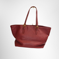 Miu Miu Preowned Luxury Bag Leather Shopping Tote Back View
