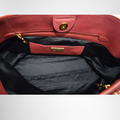 Miu Miu Preowned Luxury Bag Leather Shopping Tote Interior View