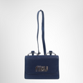 Miu Miu Preowned Luxury Bag Madras Logo Small Crossbody Front View
