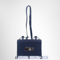 Miu Miu Preowned Luxury Bag Madras Logo Small Crossbody Front View 2