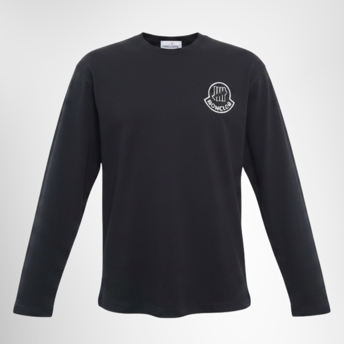 Moncler 1952 x Undefeated Long Sleeve Logo Print Tee – Pre-Owned Luxury Brand Apparel – Antonio & Co Front Page