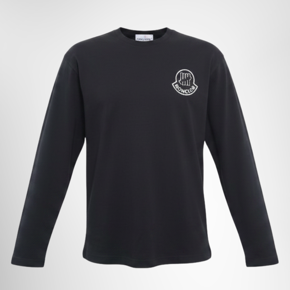 Moncler 1952 x Undefeated Long Sleeve Logo Print Tee – Pre-Owned Luxury Brand Apparel – Antonio & Co Front Page