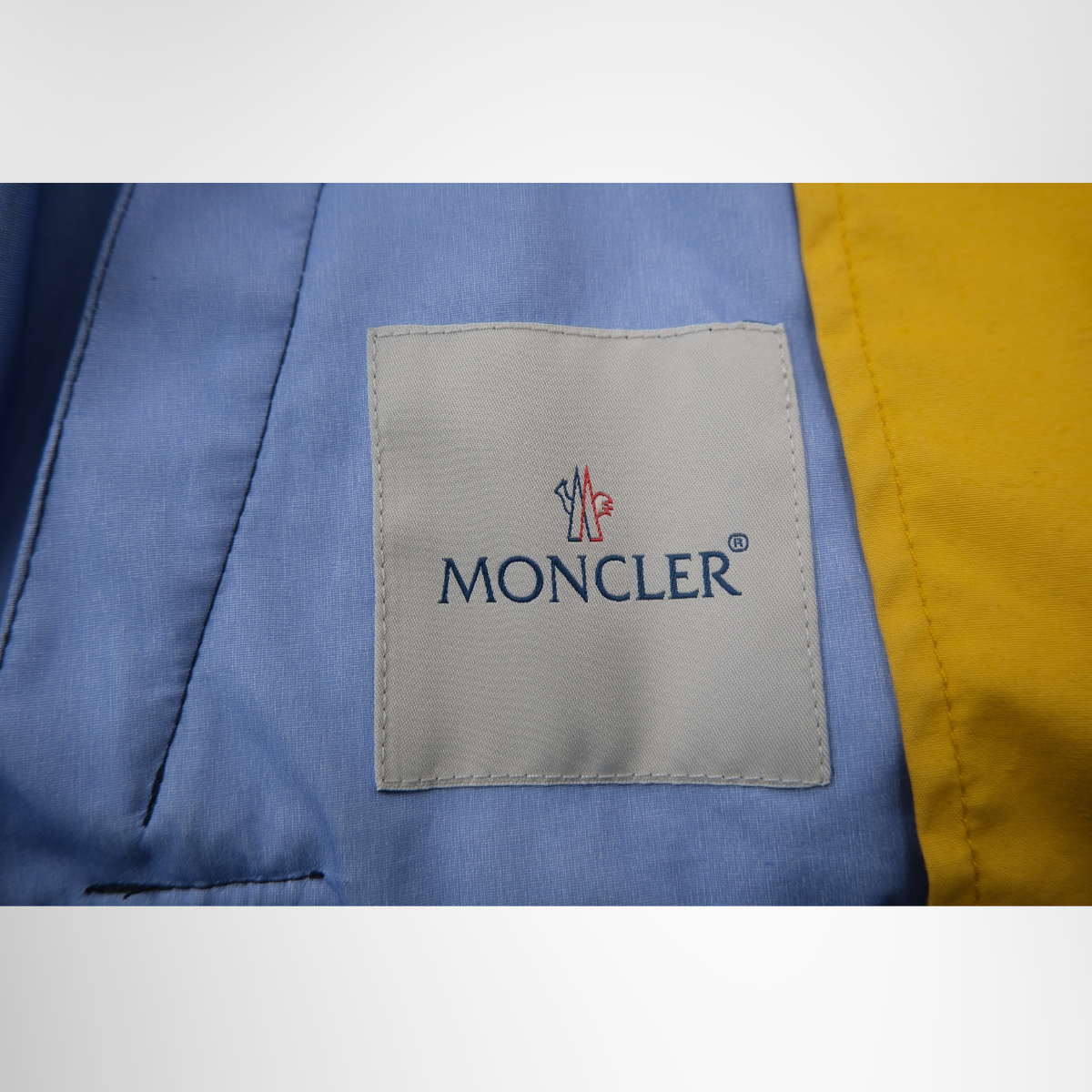 Moncler Blue/Yellow Jacket – Pre-Owned Luxury Brand Apparel – Antonio & Co Tag 