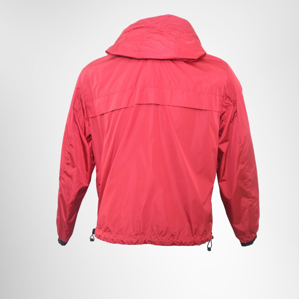Moncler Red Jacket – Pre-Owned Luxury Brand Apparel – Antonio & Co Back VIew