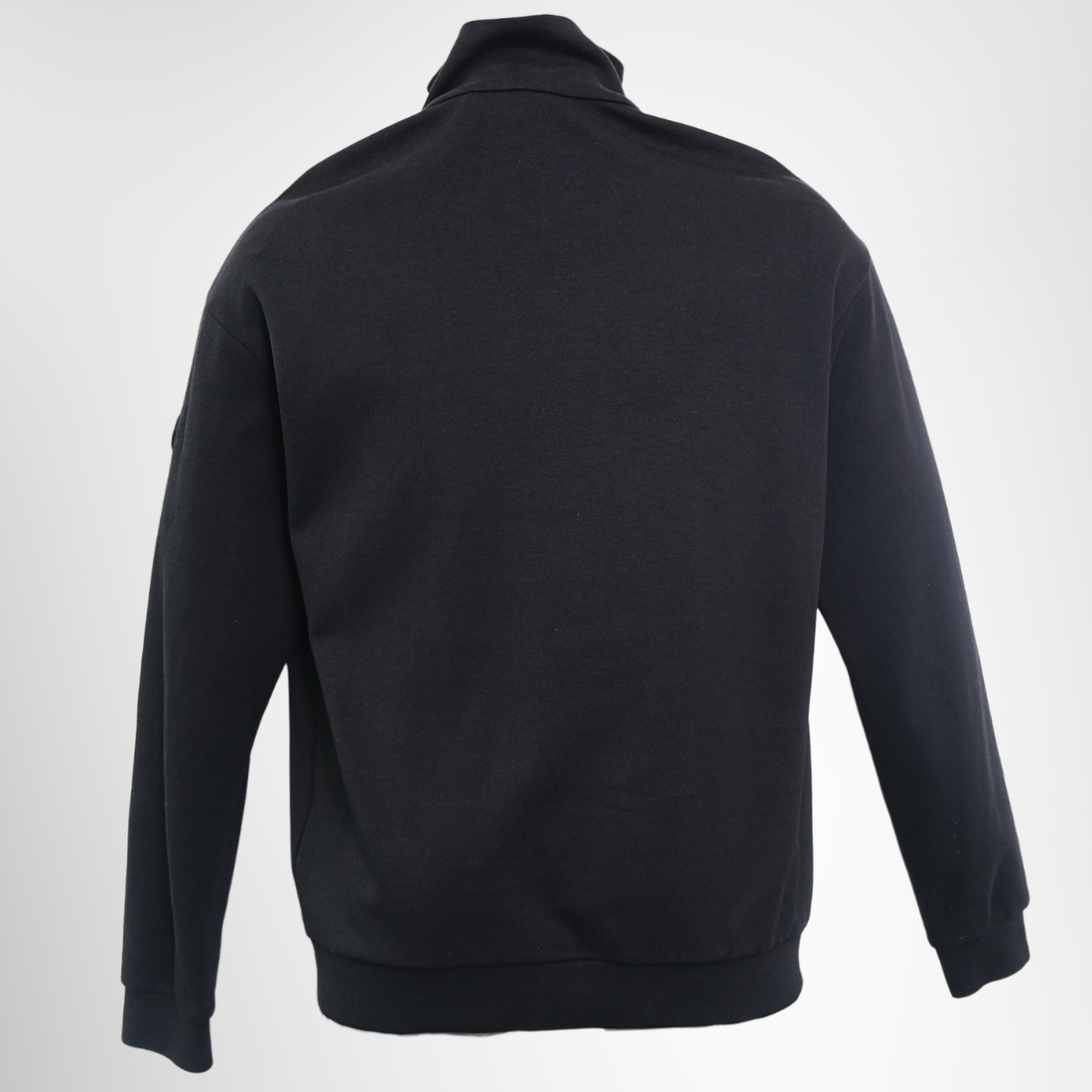 Moncler Half-Zip Cotton Mock-Neck Sweatshirt – Pre-Owned Luxury Brand Apparel – Antonio & Co Front Page