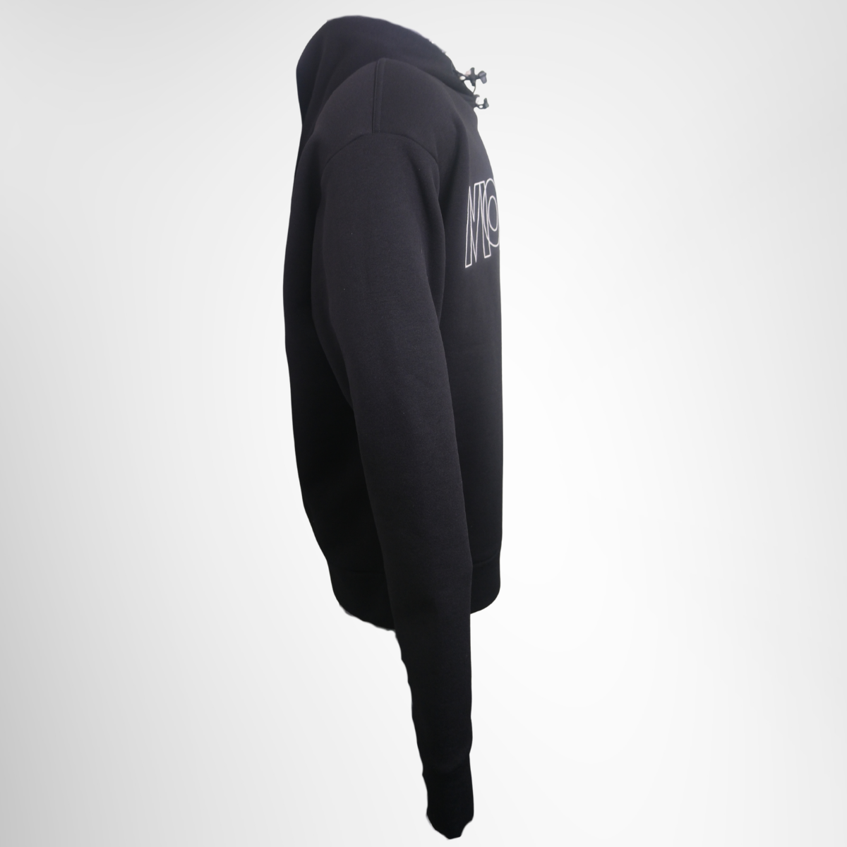 Moncler Logo Hoodie – Pre-Owned Luxury Brand Apparel – Antonio & Co Side View 