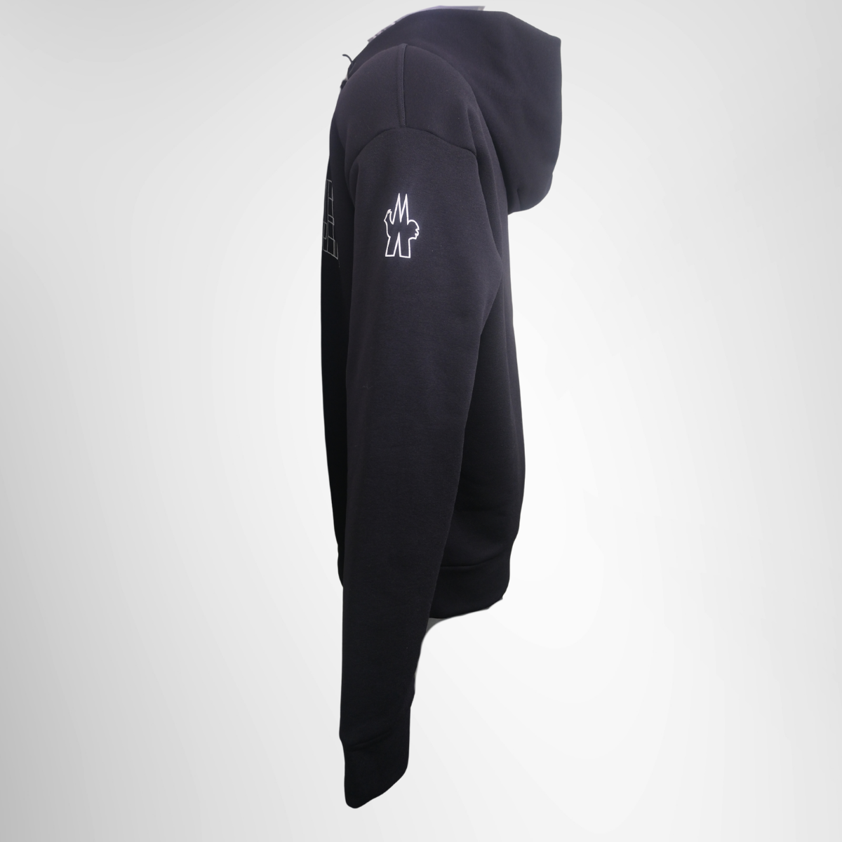 Moncler Logo Hoodie – Pre-Owned Luxury Brand Apparel – Antonio & Co Side View 2